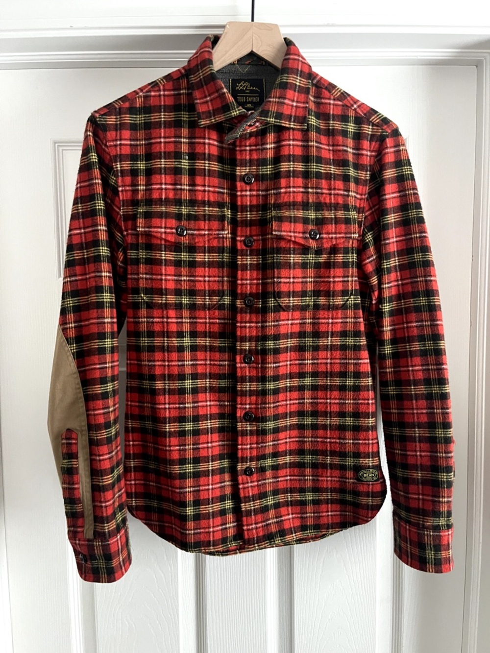 Todd Snyder LL Bean Red Plaid flannel
